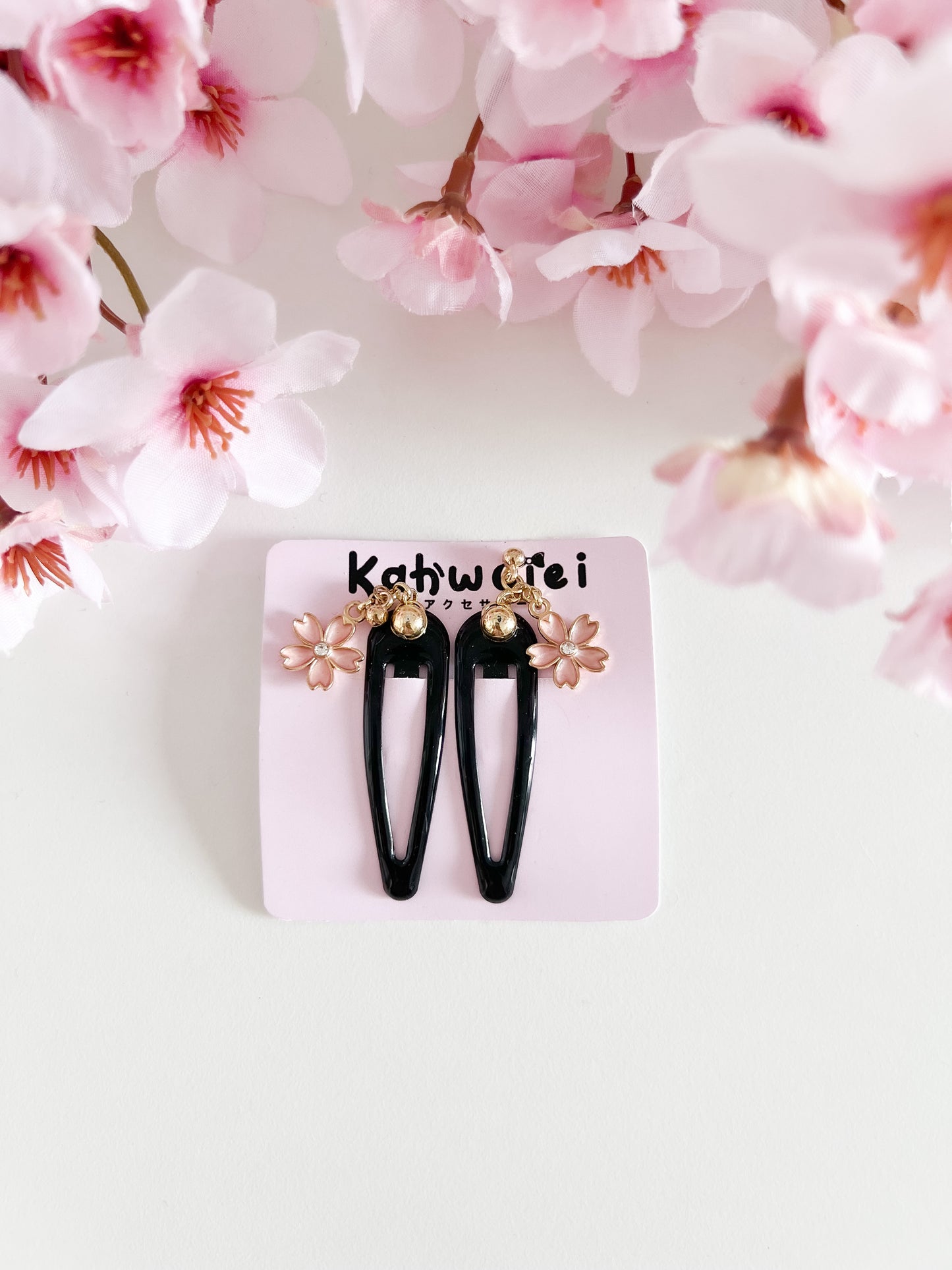 Sakura pearl hair clip