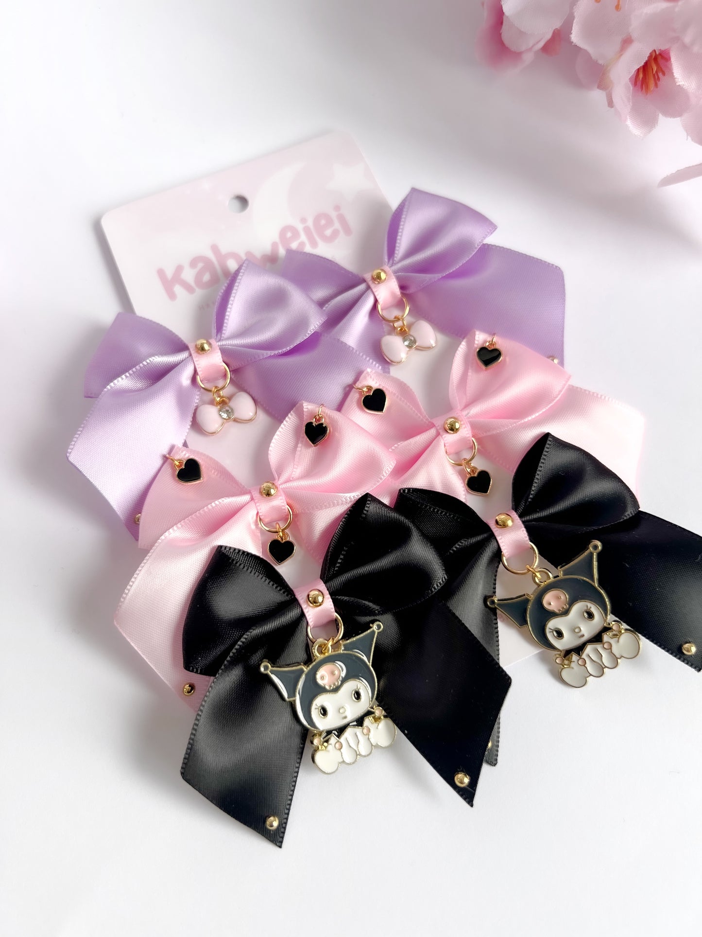 Kuromi mini clip ins
