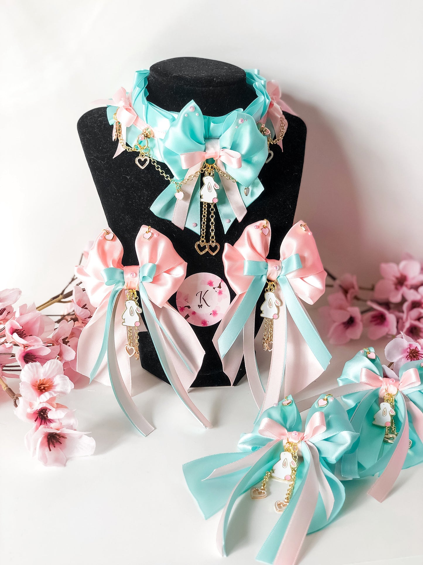 Tiffany bunny - 38mm collar