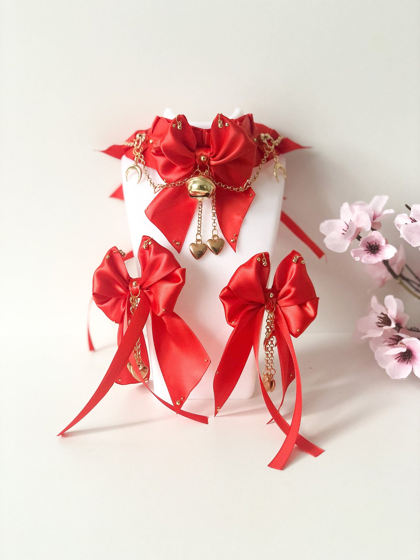 Sweet Love matching clip ins - RED