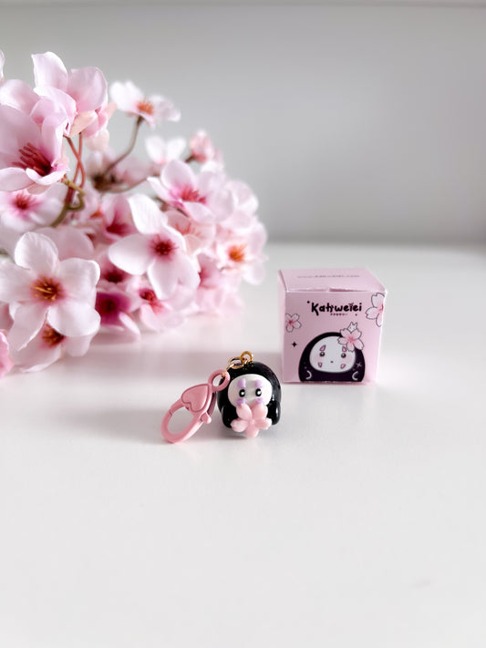 No face sakura keycharm