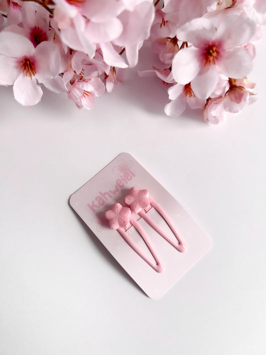 Sakura bloom hair clip
