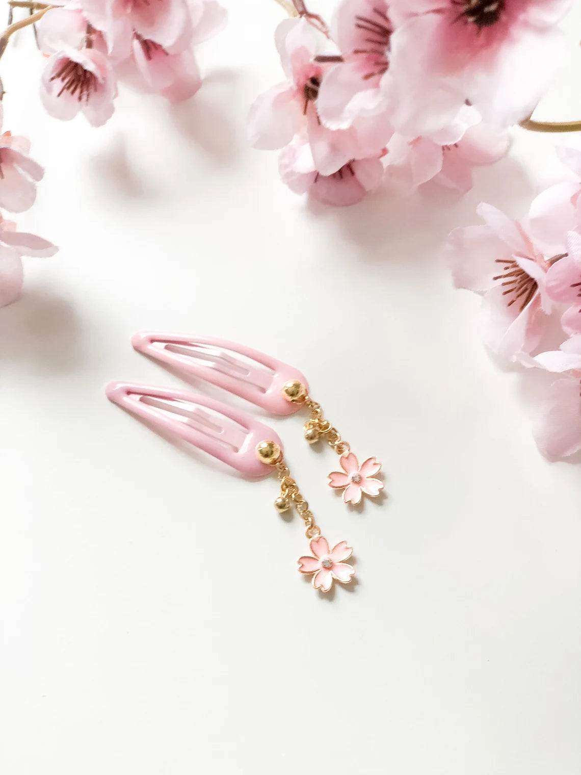 Sakura pearl hair clip