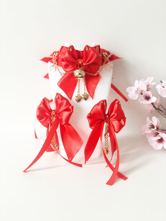 Sweet Love - ALL RED collar only